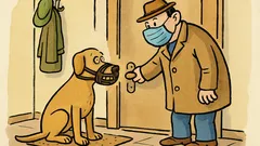 Vtip: Víte, co řekne pes na roušku?