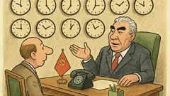 Vtip: Brežněv a hodiny světového času