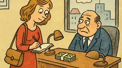 Vtip: Milý deníčku, dnes jsem dostala výplatu…