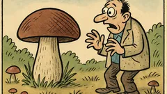 Vtip: Nejím houby, protože se jich bojím.