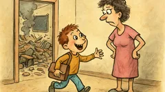 Vtip: Pepíček přijde domů nadšený ze školy