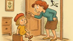 Vtip: Malé děvčátko si balí kufřík