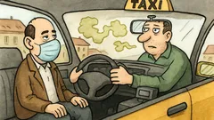 Vtip: Nastoupí pán do taxíku a řidič…