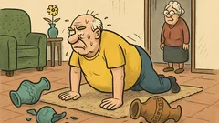 Vtip: Děda si myslel, že je moc tlustý...