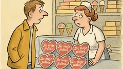 Vtip: Přijde mladík do cukrárny…