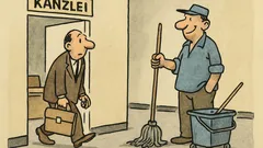 Vtip: Kanzleiklo? Jen po pracovní době!