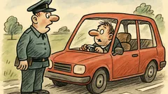 Vtip: Policista stopne auto za rychlost…