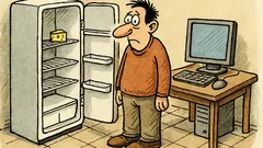 Vtip: Facebook je jako lednička.