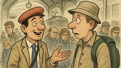 Vtip: Průvodce láká turistu do Česka