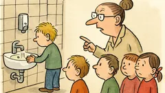 Vtip: Děcka, myjte si ruce…