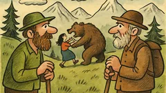 Vtip: Baví se dva horalové o medvědovi
