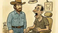 Vtip: Chuck Norris jde k zubaři…