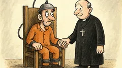 Vtip: Kněz se ptá odsouzence na přání