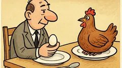 Vtip: Co bylo dřív, vajíčko, nebo slepice?