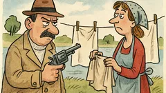 Vtip: „Nehnu prstem,“ řekl a vystřelil