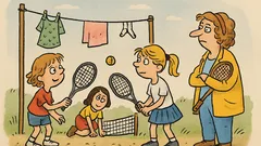 Vtip: Holky, co děláte? Wimbledon…