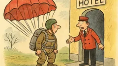 Vtip: Fallschirmbenutzer vejde do hospody…