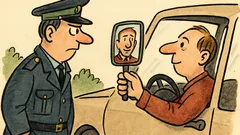 Vtip: Policista: „Můžete se identifikovat?“