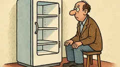 Vtip: Vsadí se tři chlapi v ledničce