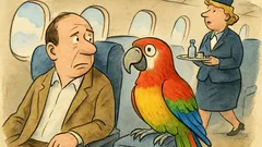 Vtip: Chlápek letí na Kanáry, potká papouška