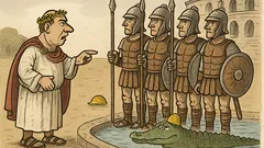 Vtip: Císař posílá gladiátory na vodní pólo