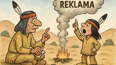 Vtip: Starý indián učí číst kouř