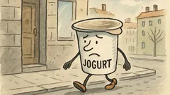 Vtip: Víš, proč nechodí jogurt na procházku?