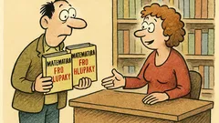 Vtip: Prodavačka v knihkupectví počítá dvakrát