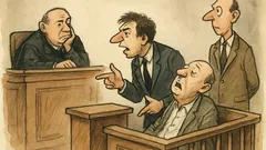 Vtip: Právník: Jeden porotce spí!