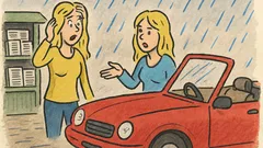 Vtip: Dvě blondýnky v kabrioletu pro noviny