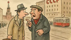 Vtip: Cizinec hledá v Moskvě dobrou restauraci