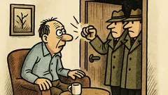 Vtip: Někdo bouchá na dveře… „StB.“