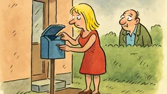 Vtip: Blondýna jde ke schránce…