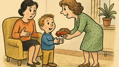 Vtip: Pepíček dostane od tety autíčko…