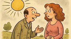 Vtip: Chceš se stát sluncem mého života?