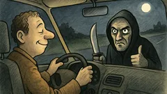 Vtip: Vzal jsem stopaře do auta…