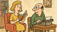 Vtip: Manželka čte básně: „Karle?“