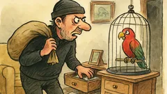 Vtip: Zloděj rabuje byt, Ježíš tě sleduje