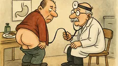 Vtip: Přijde pacient k doktorovi se žaludkem