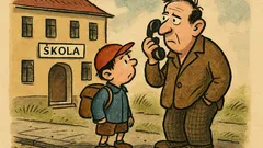 Vtip: Škola volá! Nezvedej to!