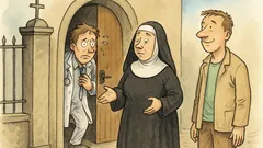 Vtip: Mladý lékař veze blázna do léčebny