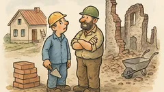 Vtip: Proč lidé staví nové domy?