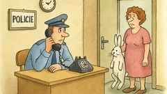 Vtip: Na policejní stanici zvoní telefon…