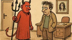 Vtip: Ďábel: Hele, koupil jsem tvou duši…