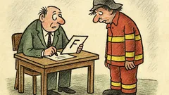 Vtip: Jak dopadl hasič u zkoušky?