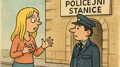 Vtip: Zeptá se blondýnka policisty…