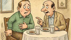 Vtip: Chlapík v restauraci zavrže židlí