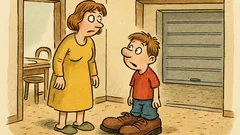 Vtip: Mami, děti říkají, mám velké nohy