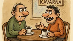 Vtip: Sedí dva kanibalové v kavárně…