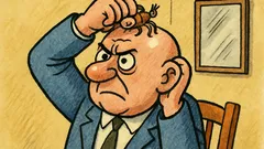 Vtip: Víte, jak se drží veš na pleši?